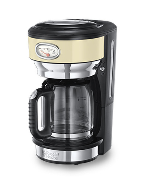 Russell Hobbs 21702-56 Drip coffee maker 1.25L 10cups Black,Gold,Stainless steel coffee maker