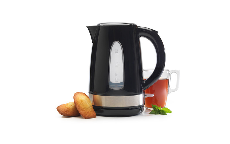 Qilive 861910 1.5L 2200W Black,Stainless steel electrical kettle