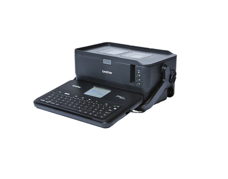 Brother PT-D800W Термоперенос 360 x 360dpi Черный устройство печати этикеток/СD-дисков