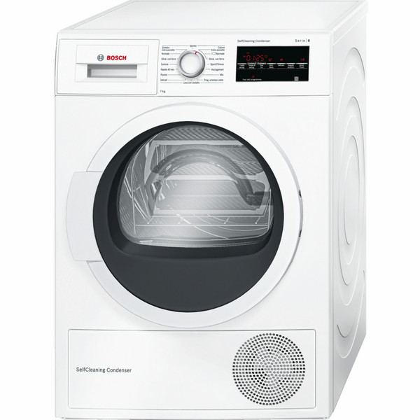 Bosch Serie 6 WTW85457IT Freestanding Front-load 7kg A++ White tumble dryer