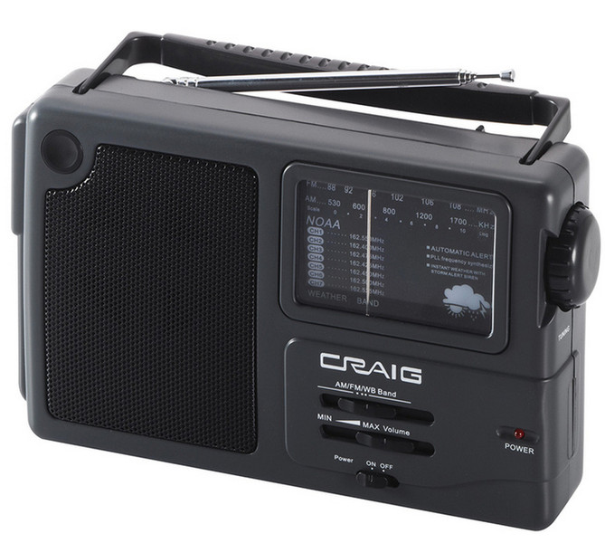 Craig CR4181W Портативный Аналоговый радиоприемник