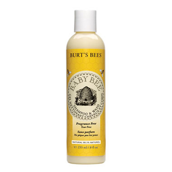 Burt's Bees Baby Bee Fragrance Free Shampoo & Wash 235мл 2-в-1 для головы и тела детский шампунь