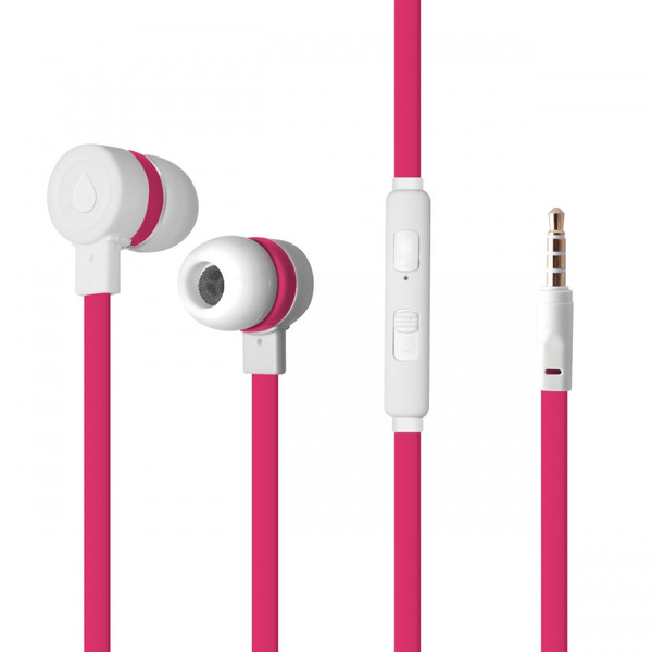 PURO IPHF16 In-ear Binaural Wired Pink,White