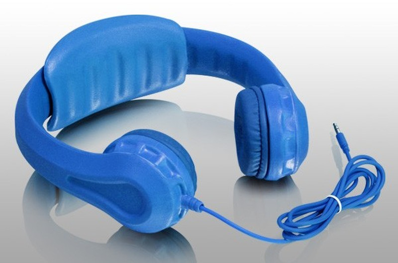 Aluratek AKH01FB Circumaural Head-band Blue headphone