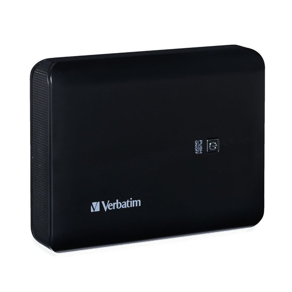 Verbatim Dual USB Power Pack, 10400mAh – Black