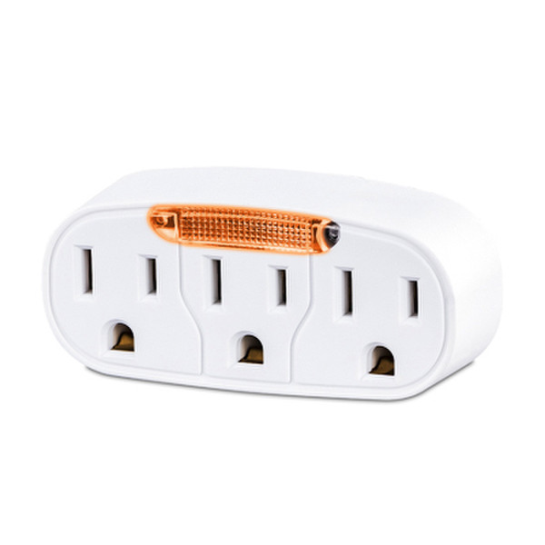 CyberPower GT300L NEMA 5-15P NEMA 5-15R White power plug adapter