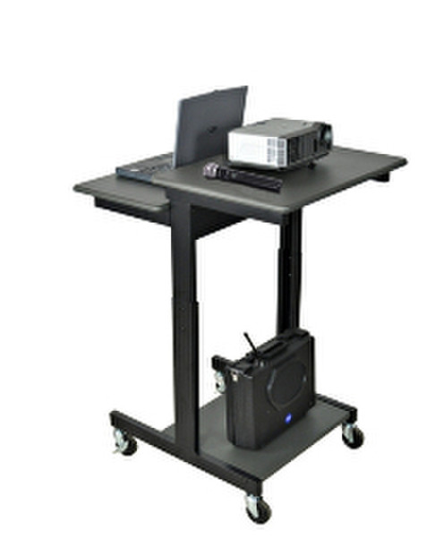 AmpliVox SN3380 Универсальный Multimedia cart Черный multimedia cart/stand