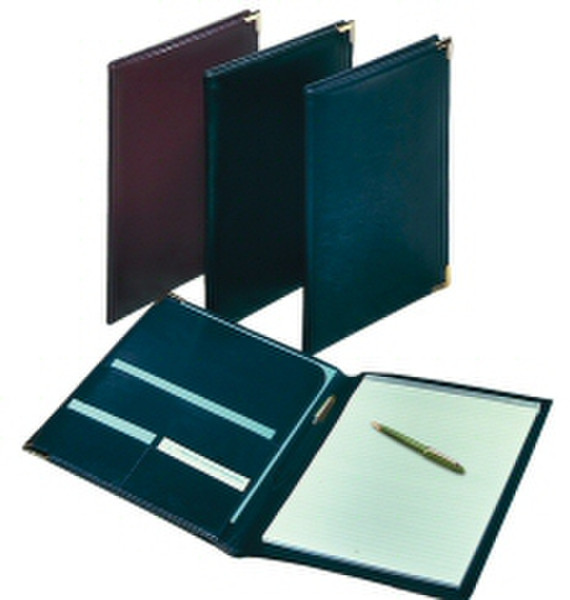 Rillstab Writing case Utrecht blue Bronze personal organizer