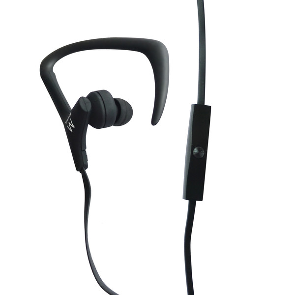 Ewent EW3559 Ear-hook,In-ear Binaural Black,White mobile headset