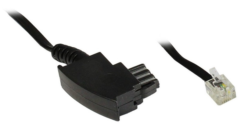 Alcasa GCT-1185 6m Black telephony cable