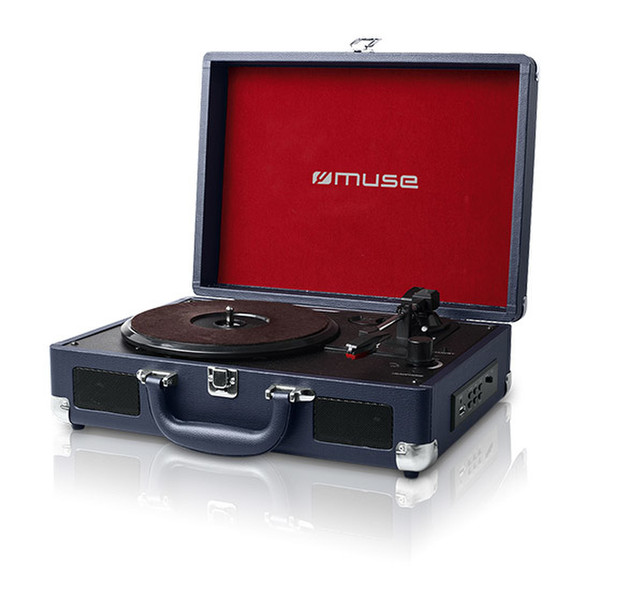 Muse MT101DB Blue,Red audio turntable