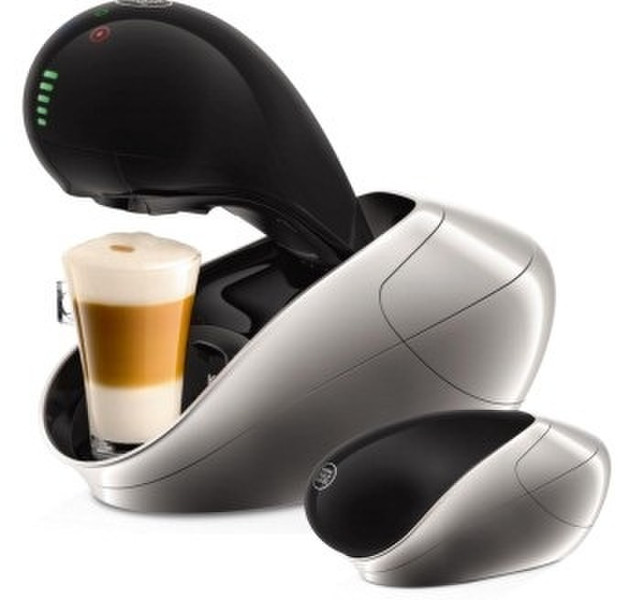 Krups KP600E Freistehend Vollautomatisch Espressomaschine 1l Silber Kaffeemaschine