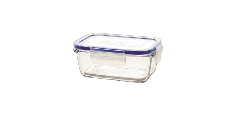 Borgonovo 0033538 Rectangular Box 0.38L Blue,Transparent 1pc(s) food storage container