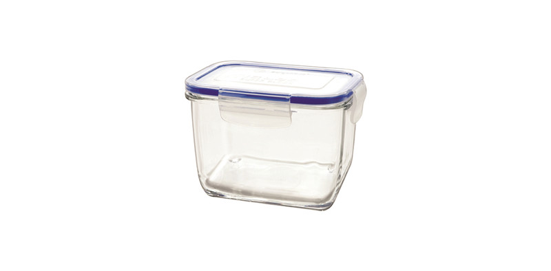 Borgonovo 0033542 Rectangular Box 0.835L Blue,Transparent 1pc(s) food storage container