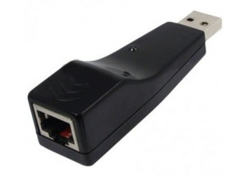 BRobotix 1281 USB A RJ-45 Черный кабельный разъем/переходник