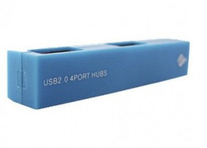 BRobotix 980287A USB 2.0 480Мбит/с Синий хаб-разветвитель