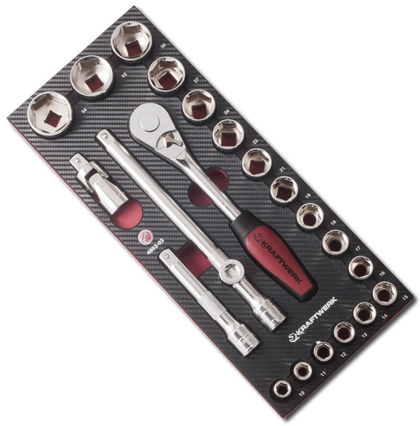 KRAFTWERK 4903-03 Socket wrench set 22pc(s) socket wrench