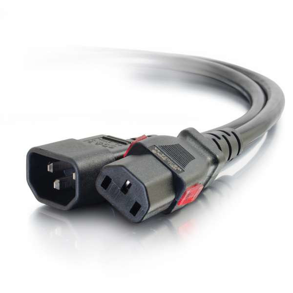 C2G 10360 1.8m C13 coupler C14 coupler Black power cable