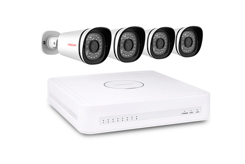 Foscam FN7108E-B4-2T Wired 8channels video surveillance kit