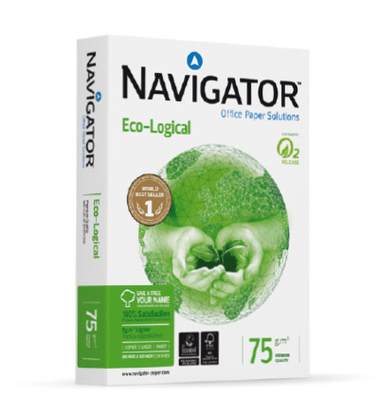 Navigator ECO-LOGICAL A4 (210×297 mm) Weiß Druckerpapier