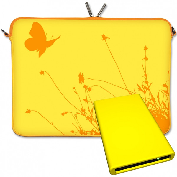 Digittrade BL-LSHD-114-GL 13Zoll Sleeve case Gelb Notebooktasche
