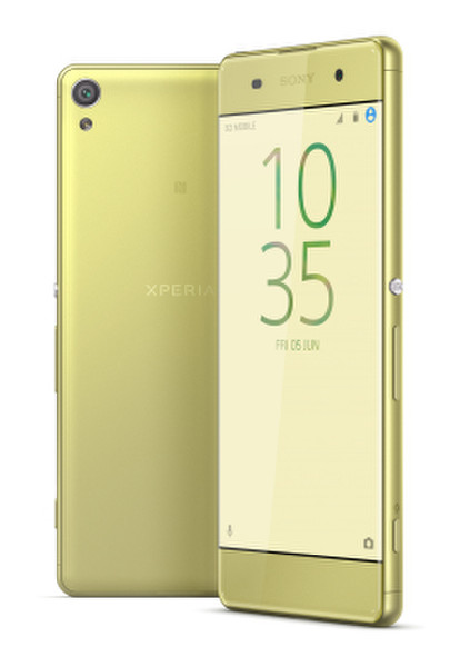 Sony Xperia XA 4G 16ГБ Золотой, Лайм смартфон