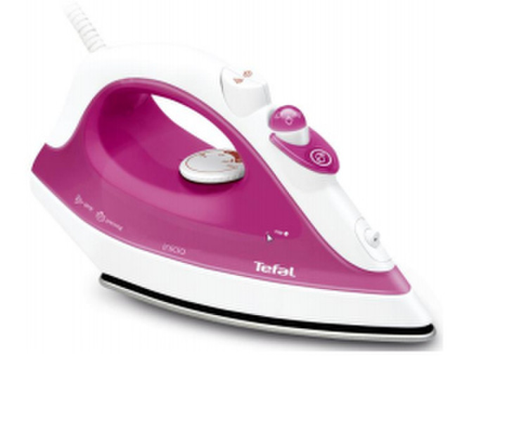 Tefal FV 1243 Dry & Steam iron Ceramic soleplate 1800W Pink,White iron