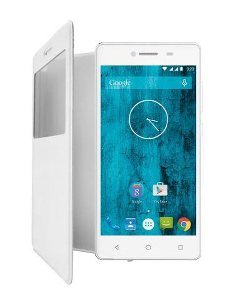 Qilive Smartphone Q6 + Dedicated Cover 4G 16GB Weiß