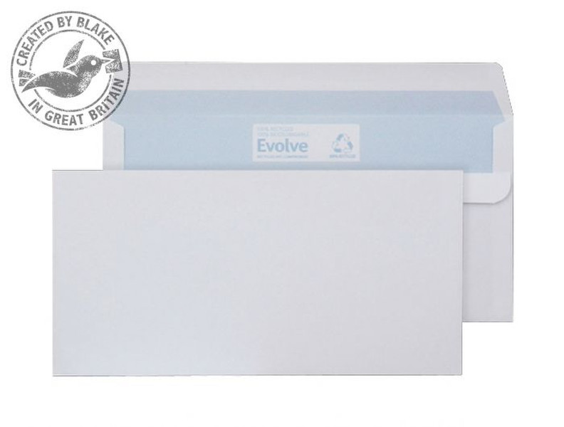 Blake Purely Environmental Wallet Self Seal White DL 110×220mm 90gsm (Pack 1000)