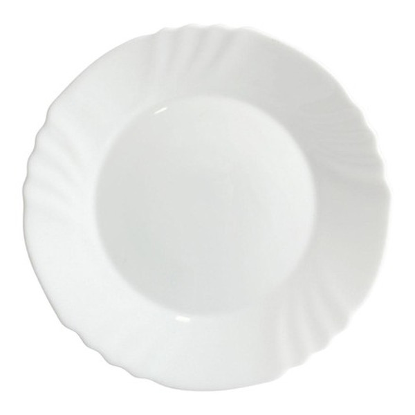Bormioli Rocco 7866 Dessert plate Round Tempered glass White dining plate