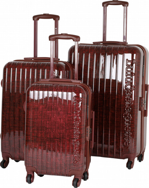 LuluCastagnette 15788/48 RED На колесиках ABS синтетика Красный luggage bag