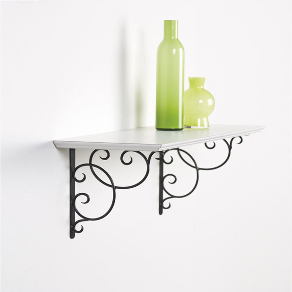 Duraline Classic Curly Black 1pc(s) shelf bracket