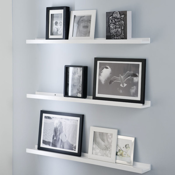 Duraline Photoshelf Floating shelf Wall mounted White