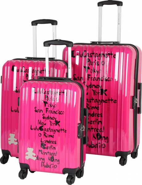 LuluCastagnette 15640/48FUSHIA Trolley Polycarbonate Magenta luggage bag