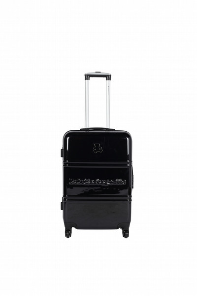 LuluCastagnette 15190/48 BLACK На колесиках ABS синтетика, Поликарбонат Черный luggage bag