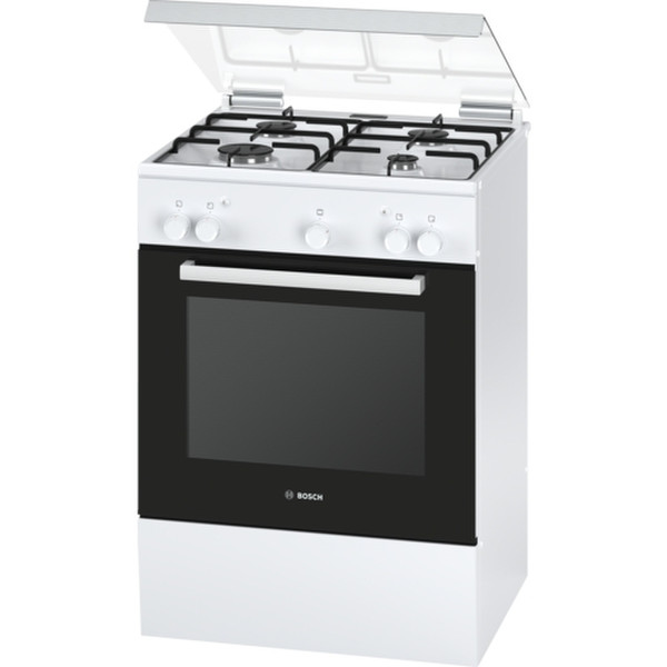 Bosch Serie 2 HGA223120F Freistehend Gas hob A Weiß Küchenherd