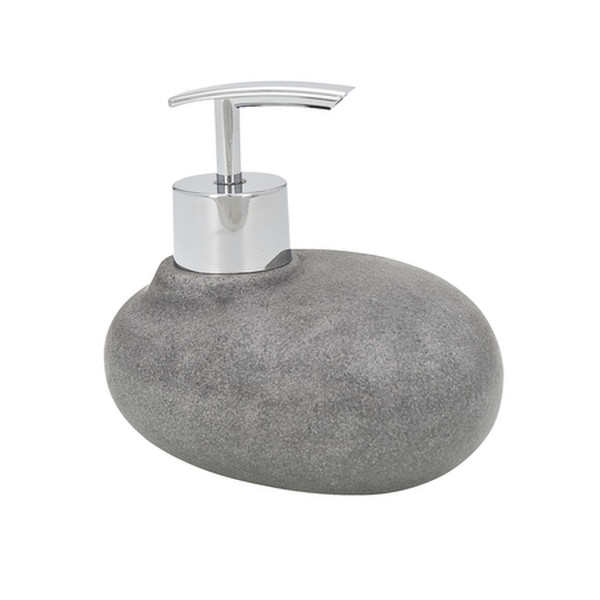 WENKO Soap dispenser Pebble Stone Grey