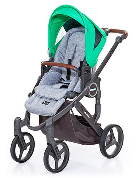ABC Design Mamba Plus Traditional stroller 1место(а) Графит, Зеленый, Серый