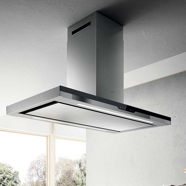 Elica PRF0120971 Pendant 779m³/h A Black,Stainless steel cooker hood