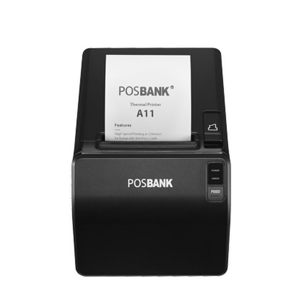 Posbank A11 Прямая термопечать POS printer 180 x 180dpi Черный