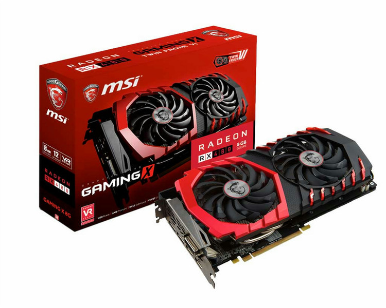 MSI Radeon RX 480 GAMING X 8G Radeon RX 480 8GB GDDR5