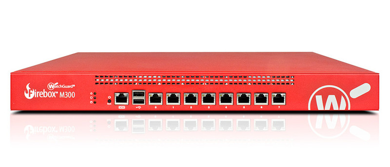 WatchGuard Firebox M300 1U 4000Мбит/с аппаратный брандмауэр