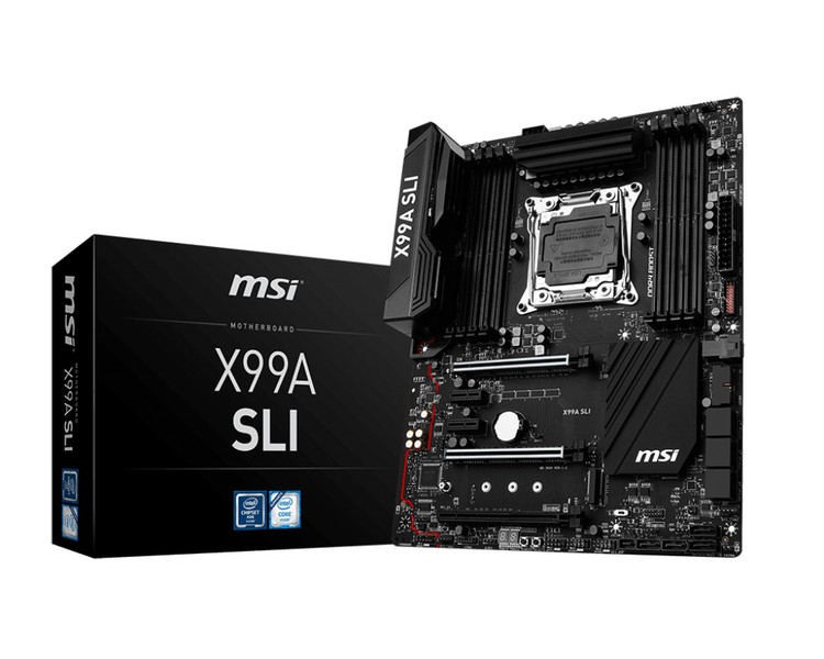 MSI X99A SLI Intel X99 LGA 2011-v3 ATX motherboard