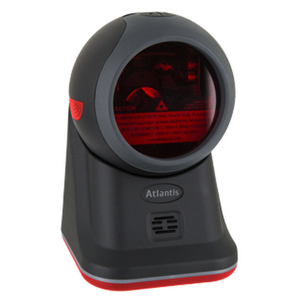 Atlantis Land A08-OLS15 Фиксированный 1D/2D Лазерный Черный устройство считывания штрихкода