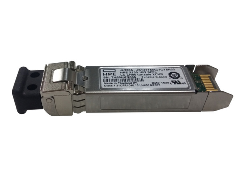 Hewlett Packard Enterprise X130 10G SFP+ LC LH80 tunable 10000Mbit/s SFP+ Einzelmodus Netzwerk-Transceiver-Modul