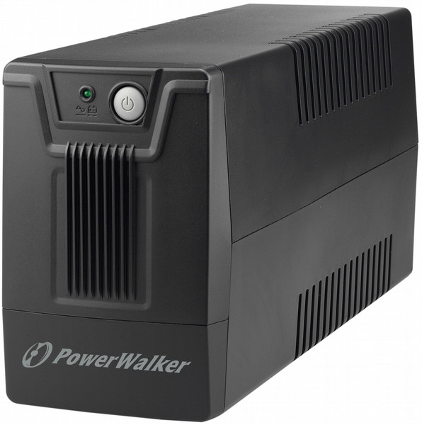 BlueWalker 10121024 Line-Interactive 600VA 2AC outlet(s) Compact Black uninterruptible power supply (UPS)
