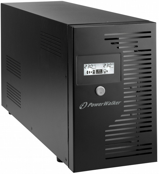 BlueWalker 10121020 Line-Interactive 3000VA 4AC outlet(s) Mini tower Black uninterruptible power supply (UPS)