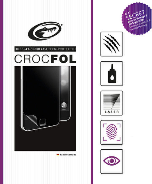 Crocfol Secret Clear Tab 8.9" 1pc(s)