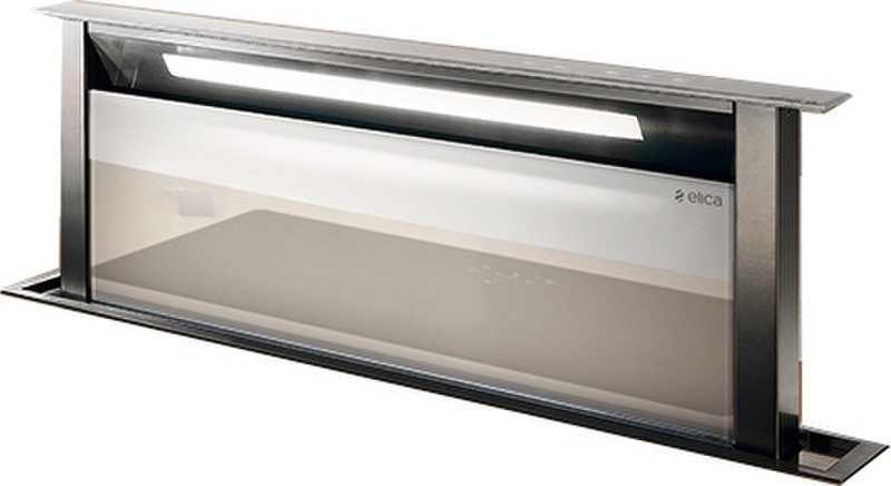 Elica PRF0106386 Downdraft 757m³/h B Stainless steel, White cooker hood