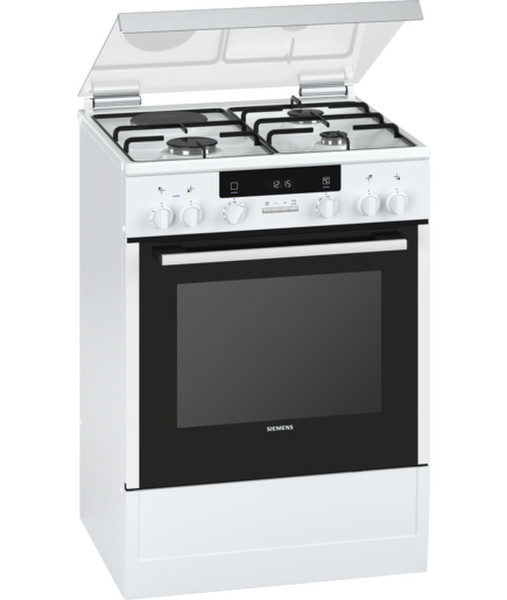 Siemens iQ300 Freistehend Gas hob Weiß